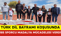Türk Dil Bayramı Koşusunda 185 Sporcu Madalya Mücadelesi Verdi