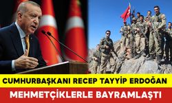 Cumhurbaşkanı Recep Tayyip Erdoğan Mehmetçiklerle Bayramlaştı