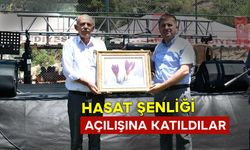 Hasat Şenliği Açılışına Katıldılar