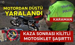 Kaza Sonrası Kilitli Motosiklet Şaşırttı