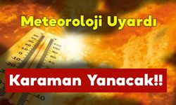 Karaman İçin Meteorolojik Uyarı