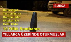 1. Dünya Savaşına Ait Top Mermisi Evin Bahçesinde Bulundu