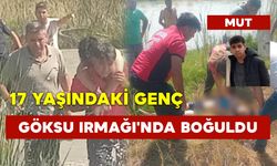 17 Yaşındaki Genç Göksu Irmağı'nda Boğuldu