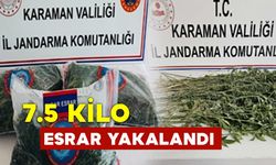 7.5 Kilo Esrar Yakalandı