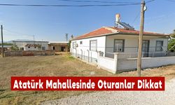 Atatürk Mahallesinde Oturanlar Dikkat