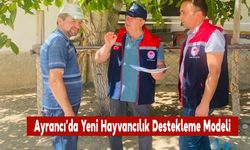 Ayrancı’da Yeni Hayvancılık Destekleme Modeli