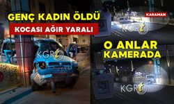 Genç Kadının Öldüğü Ve Eşinin Ağır Yaralandığı Kaza Kamerada