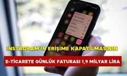 Instagram'ın Erişime Kapatılmasının E-Ticarete Günlük Faturası 1,9 Milyar Lira