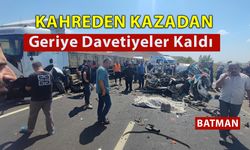 Kahreden Kazada Geriye Davetiye Kaldı