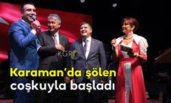 Karaman'da 6. Uluslararası Karaman Türk Dünyası Şöleni Coşkuyla Başladı