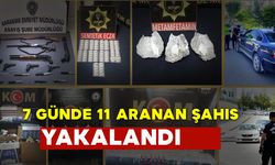 Karaman'da 7 Günde 11 Aranan Şahıs Yakalandı