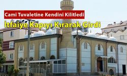 Karaman'da Cami Tuvaletine Kendini Kilitledi