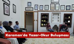 Karaman’da Yazar-Okur Buluşması