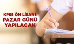 KPSS Ön Lisans Pazar Günü Yapılacak