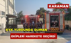 Kyk Yurdunda Duman Ekipleri Harekete Geçirdi