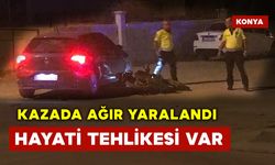 Motosiklet Sürücüsü Ağır Yaralandı Hayati Tehlikesi Var