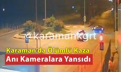 Ölümlü Kaza Anı Kameraya Yansıdı