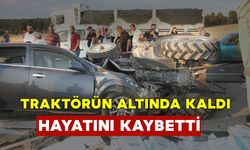 Otomobille Çarpışan Traktörün Sürücüsü Öldü