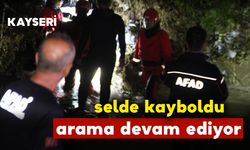 Selde Kaybolan Vatandaş Aranıyor