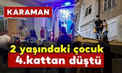 Sineklik Açılınca 4. Kattan Düşen 2 Yaşındaki Çocuk Ağır Yaralandı