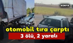 Tır Otomobile Çarptı: 3 Ölü 2 Ağır Yaralı