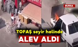 Tofaş Seyir Halinde Alev Aldı