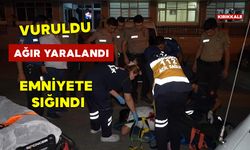 Vurularak Ağır Yaralandı Emniyete Sığındı