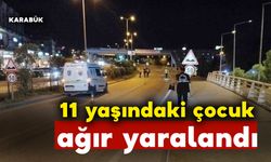 11 yaşındaki çocuğa otomobil çarpması sonucu ağır yaralandı