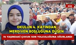 14 yaşındaki çocuk son yolculuğuna uğurlandı