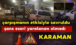 3 araçlı kazada şans eseri kimse yaralanmadı