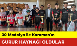 30 Madalya ile Karaman’ın Gurur Kaynağı Oldular