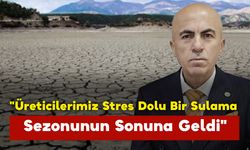 Başkan Bayram: "Üreticilerimiz Stres Dolu Bir Sulama Sezonunun Sonuna Geldi"