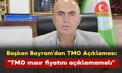 Başkan Bayram'dan TMO Açıklaması: "TMO mısır fiyatını açıklamamalı"