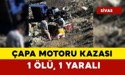 Çapa motoru kazasında 1 ölü 1 yaralı