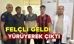 Felçli geldiği hastaneden yürüyerek çıktı