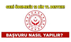 Geri ödemesiz 12 Bin TL destek!: Aile ve Sosyal Hizmetler Bakanlığı’na başvuru nasıl yapılır?