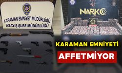 Karaman Emniyeti affetmiyor: neler yakaladılar neler