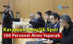 Karaman Gençlik Spora 100 Personel Alınacak