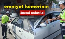 Karaman'da emniyet kemerinin önemi anlatıldı