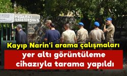 Kayıp Narin'i arama çalışmaları devam ediyor