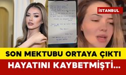 Kübra Aykut’un son mektubu ortaya çıktı