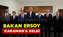 Kültür ve Turizm Bakanı Mehmet Nuri Ersoy'dan Karaman Ziyareti