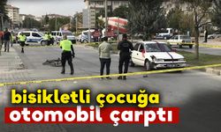 Otomobil bisikletli çocuğa çarptı: 1 yaralı