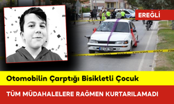 Otomobilin Çarptığı Bisikletli Çocuk Kurtarılamadı