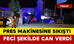 Pres makinesine sıkışan işçi öldü