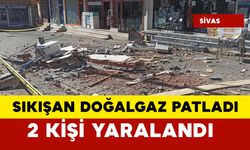 Sıkışan doğalgaz patladı: 2 yaralı