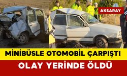 Trafik kazasında olay yerinde öldü