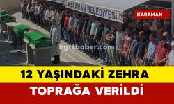 11 günlük yaşam mücadelesini kaybeden Zehra toprağa verildi