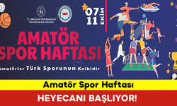 Amatör Spor Haftası Başlıyor