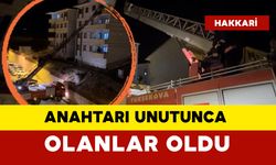 Anahtarı unutunca olanlar oldu